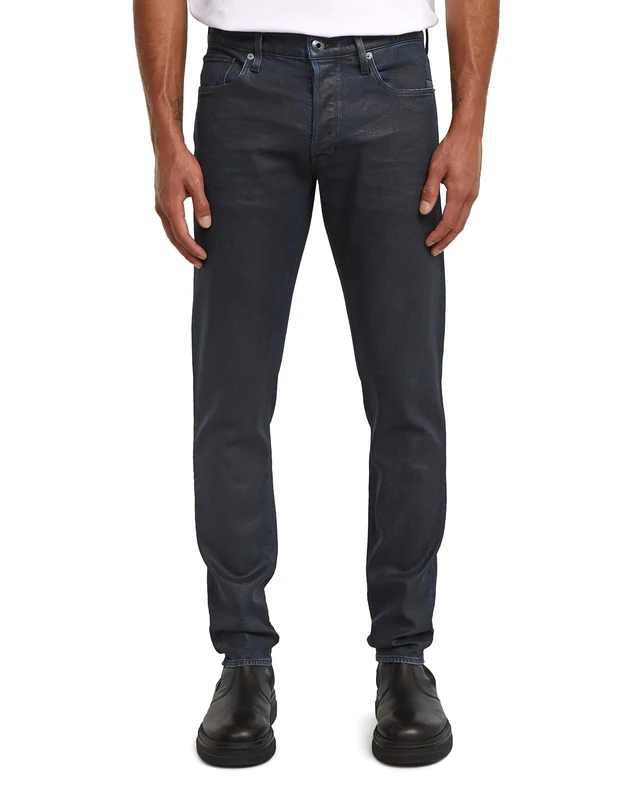 G-STAR Men's 3301 Slim Jeans, Multicolor (worn in lunar blue coated 51001-D930-H548), 32W / 34L