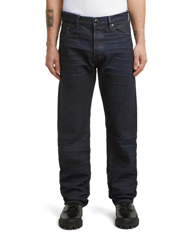 G-STAR Men's Dakota Regular Straight Jeans, Blue (worn in nitrous cobler D23691-D499-G921), 33W / 36L