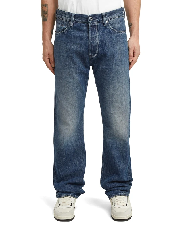 G-STAR Men's Dakota Regular Straight Jeans, Blue (antique faded blue heron D23691-D776-H782), 36W / 30L