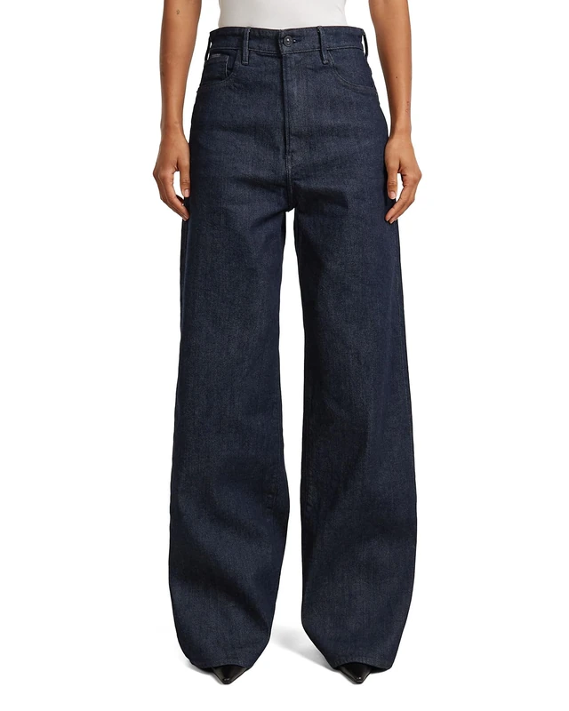 G-STAR Women's Deck 2.0 High Loose Jeans, Blue (rinsed D23591-D930-082), 30W / 28L