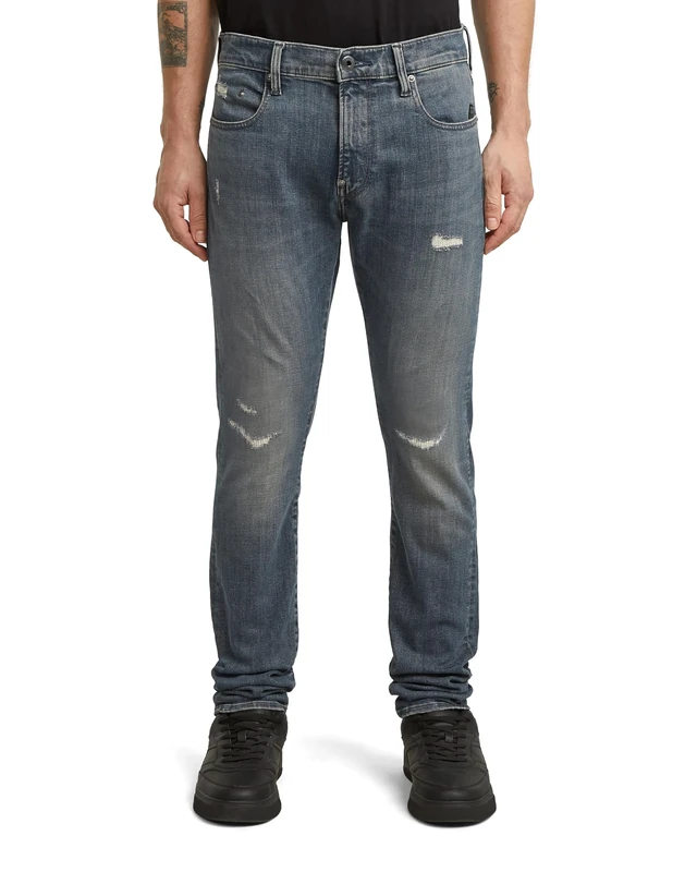 G-STAR Men's Revend FWD Skinny Jeans, Blue (antic sand blast restored D20071-D842-H781), 36W / 38L