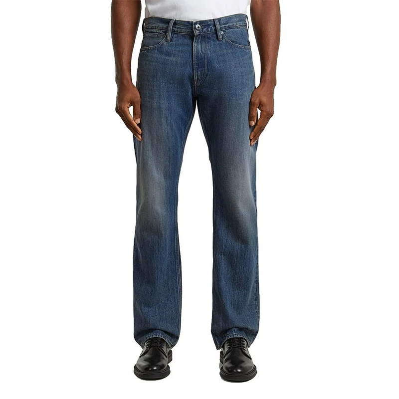 G-STAR Men's Dakota Regular Straight Jeans, Blue (antique faded blue heron D23691-D776-H782), 32W / 36L
