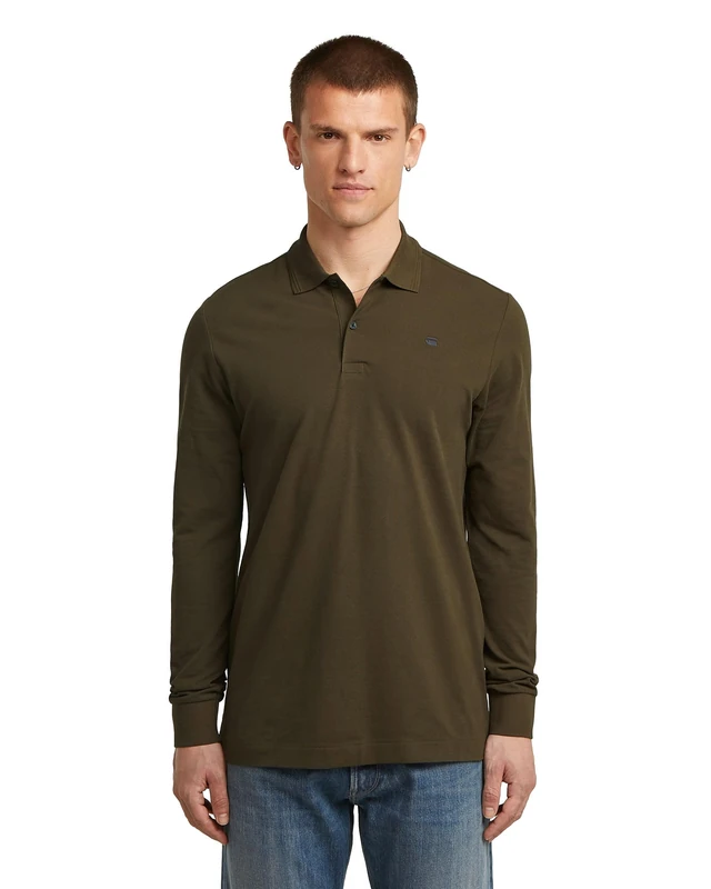G-STAR Men's Dunda Slim Polo, Brown (wren D27683-5864-H336), XS - Image 1