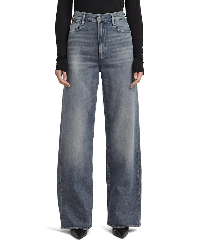 G-STAR Women's Deck 2.0 High Loose Jeans, Blue (worn in electric blue D23591-E104-H535), 31W / 36L