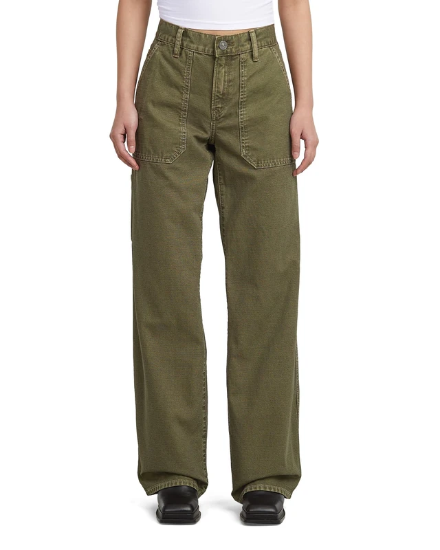 G-STAR Women's Judee Carpenter Loose Jeans, Beige/khaki (faded wren gd D23590-D491-H783), 30W / 32L
