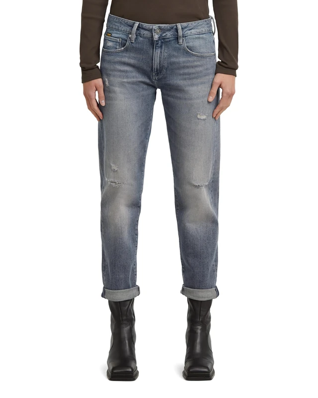 G-STAR Women's Kate Boyfriend Jeans, Blue (worn in electric blue destroyed D15264-E104-H784), 30W / 32L