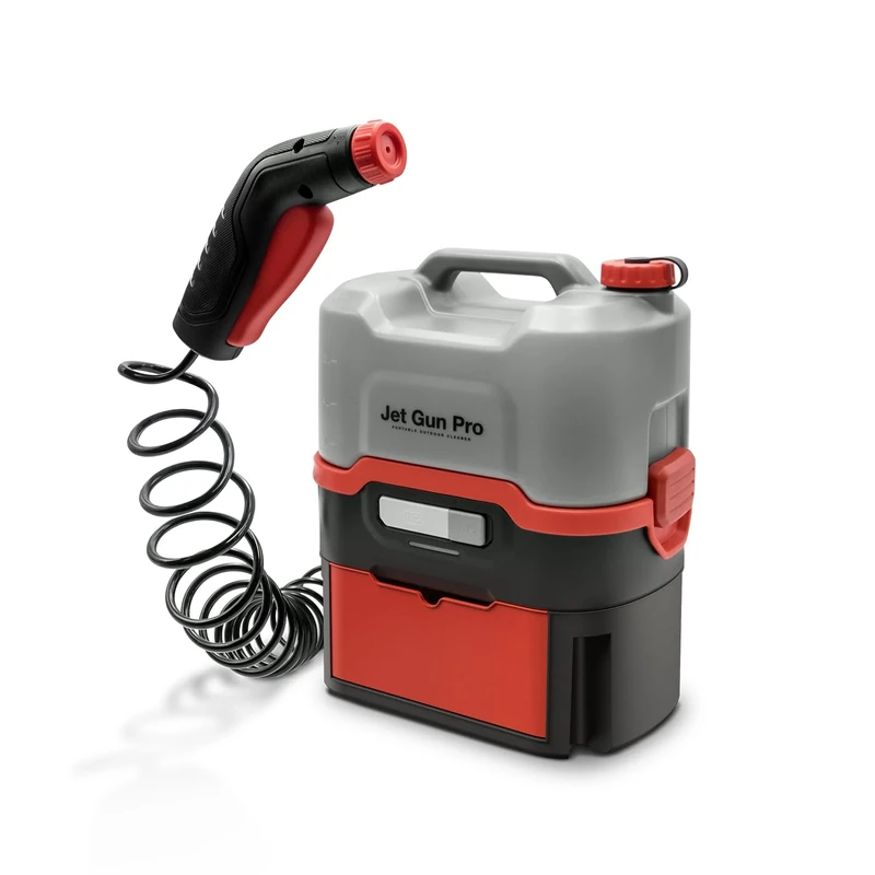 Errecom JET GUN PRO+, Portable High Pressure Cleaner with Storage Compartment, 8 L Water Tank, 3 m Spiral Hose, 2.9 kg - Image 1
