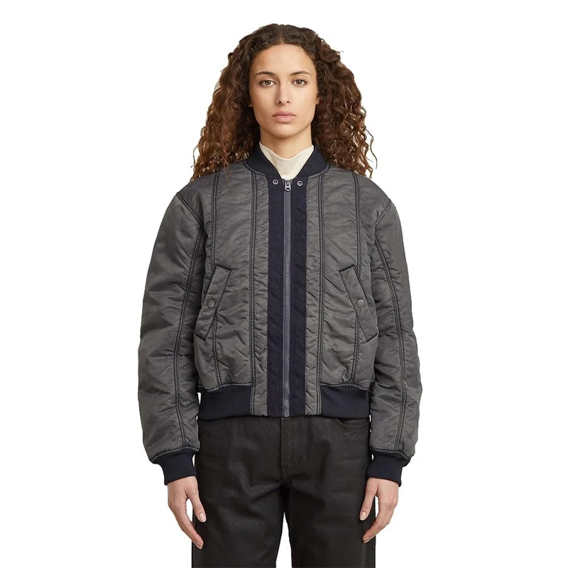 G-STAR Women's Bomber Jacket, Beige/khaki (coated vintage khaki D27337-D192-H699), XXS