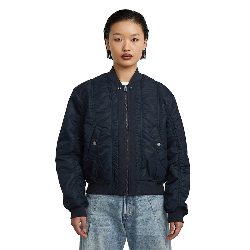 G-STAR Women's Bomber Jacket, Blue (salute D27337-C143-C742), S