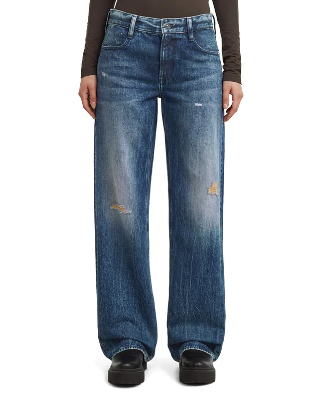 G-STAR Women's Judee Loose Jeans, Blue (worn in mountain dusk destroyed D22889-D499-G816), 29W / 34L