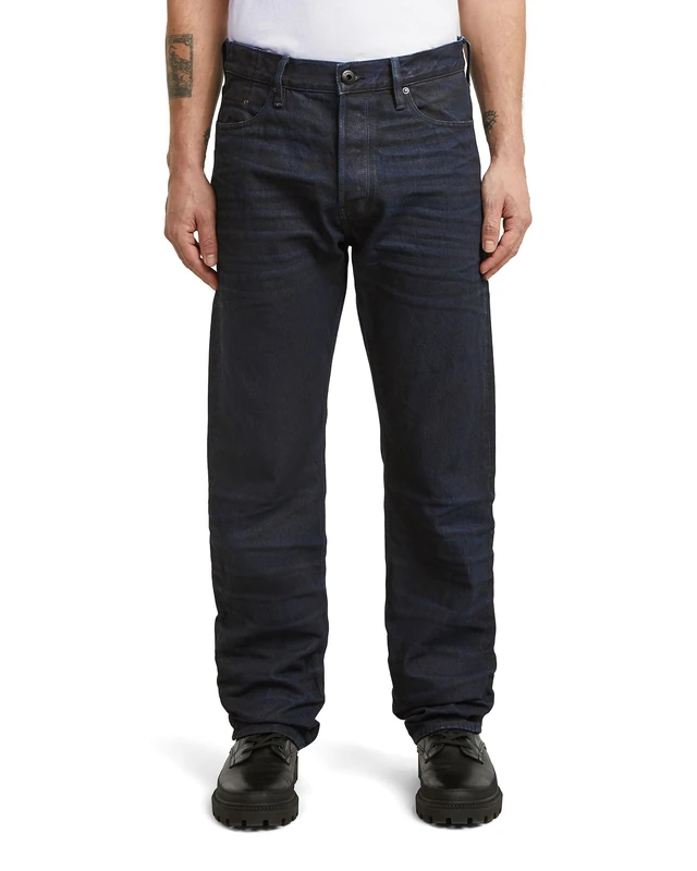 G-STAR Men's Dakota Regular Straight Jeans, Blue (worn in nitrous cobler D23691-D499-G921), 34W / 34L