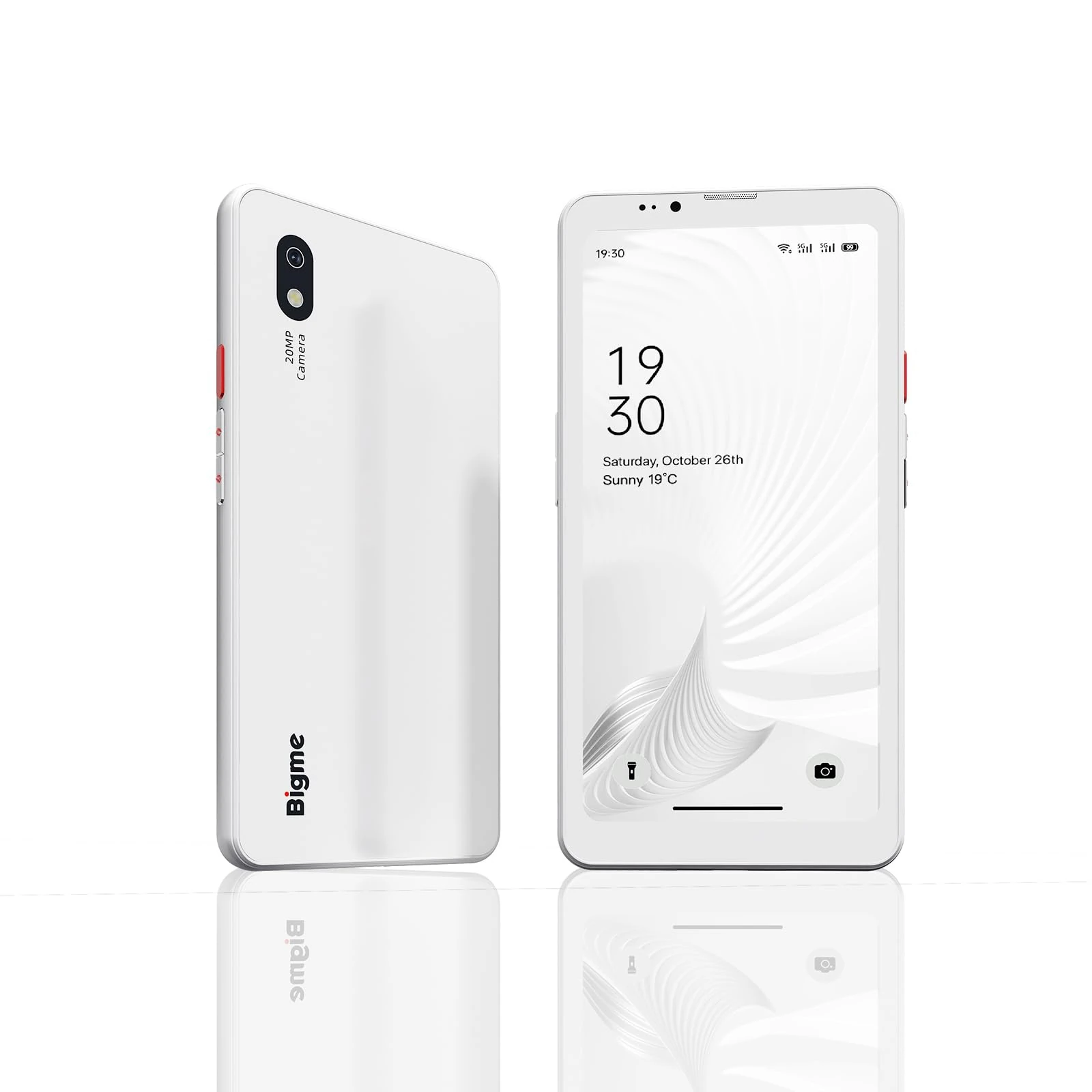 Bigme 6.13 inche ePaper Smartphone Hibreak Pro with Android 14 OS,8GB+256GB,4500mAh,Black and White version