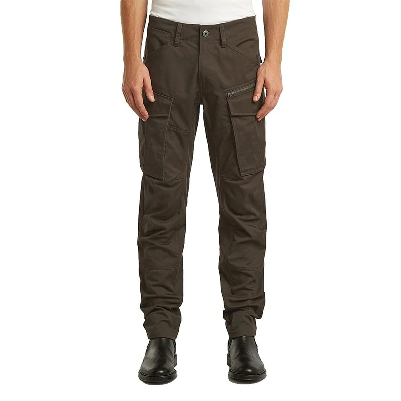 G-STAR Men's Rovic Zip 3D Regular Tapered Pants, Brown (wren D02190-E064-H336), 34W / 30L