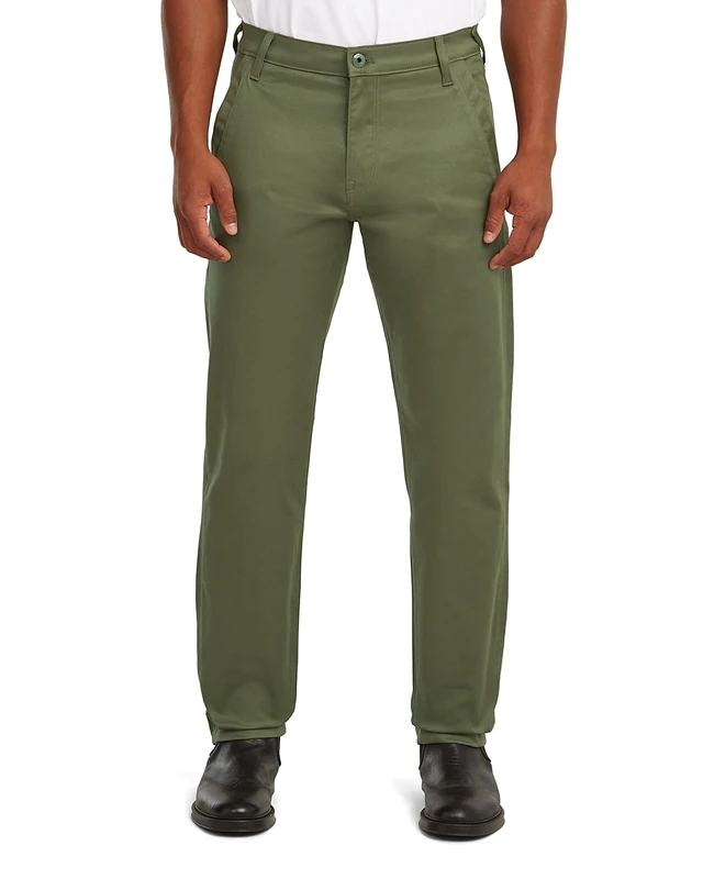 G-STAR Men's Morry Tapered Chino, GREEN (combat D26400-C105-723), 32W / 32L