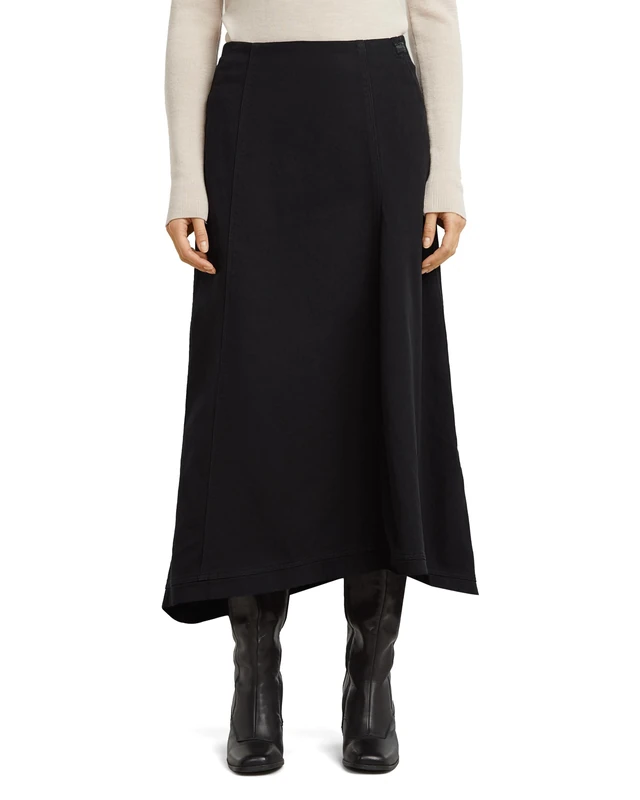 G-STAR Women's Flare Skirt, BLACK (dk black gd D27941-E078-B564), 30