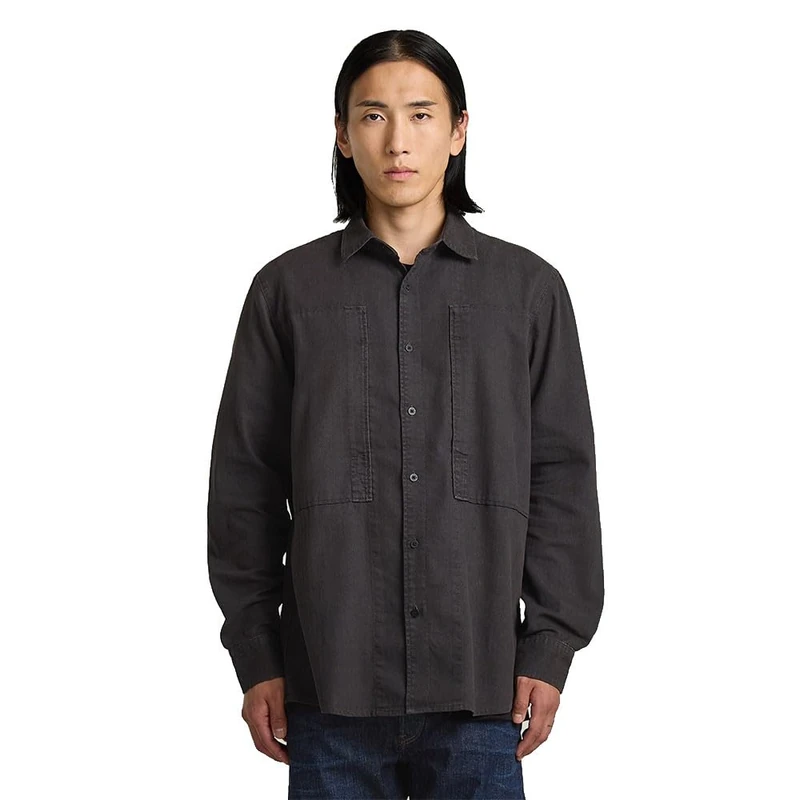 G-STAR Men's Panelled Pocket Regular Shirt, Grey (shadow gd D26858-E075-G179), M - Image 1