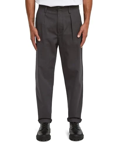 G-STAR Men's Pleated Chino Relaxed Tapered, Multicolor (India Ink/Ganache hb D24543-D731-H615), 29W / 34L