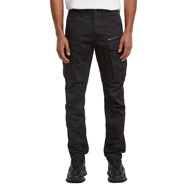 G-STAR Men's Rovic Zip 3D Regular Tapered Pants, BLACK (dk black D02190-E064-6484), 38W / 32L