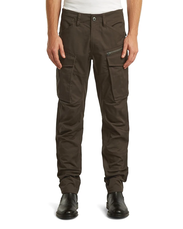 G-STAR Men's Rovic Zip 3D Regular Tapered Pants, Brown (wren D02190-E064-H336), 38W / 38L