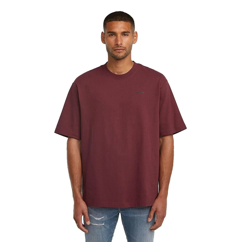 G-STAR Men's Boxy Base T-Shirt, RED (port red D26817-D593-4608), M
