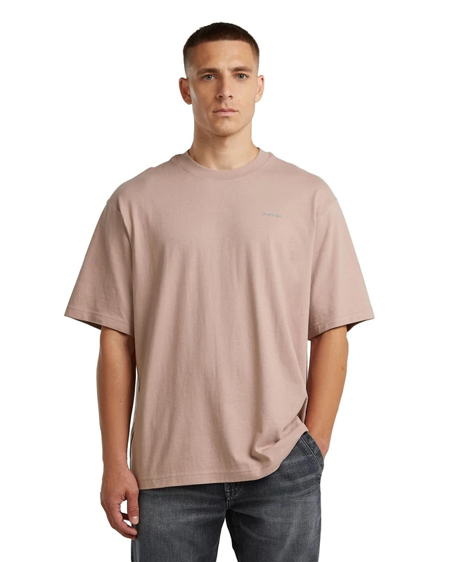 G-STAR Men's Boxy Base T-Shirt, Pink (lt berry mist D26817-D593-8147), XL