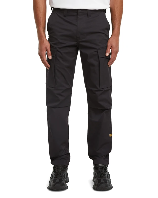 G-STAR Men's Core Regular Cargo Pants, BLACK (dk black D24309-E062-6484), 32W / 32L