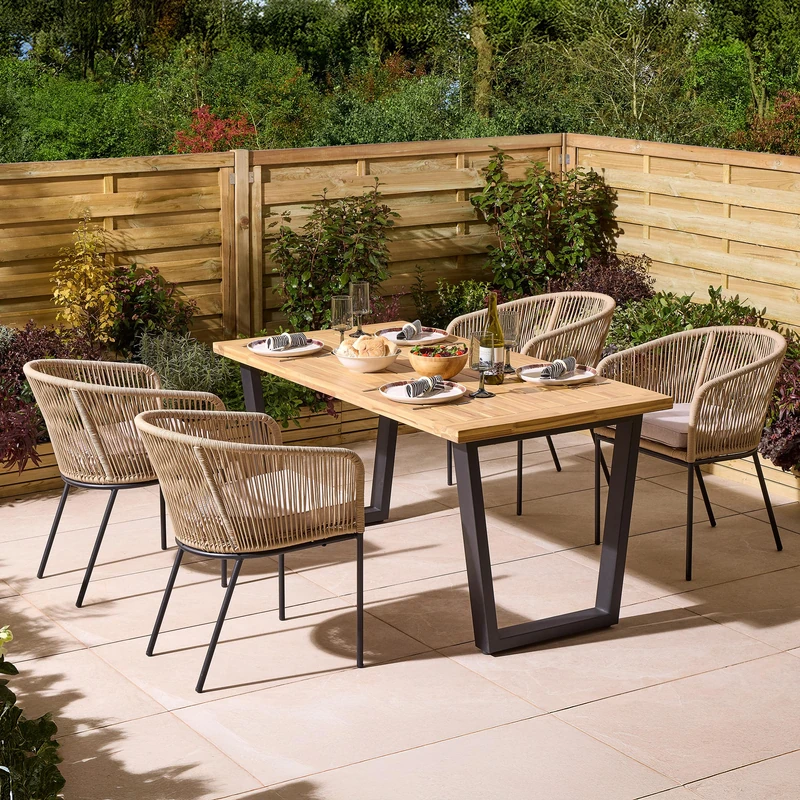 Rowlinson Oslo 4 Seat Dining Set - Image 1