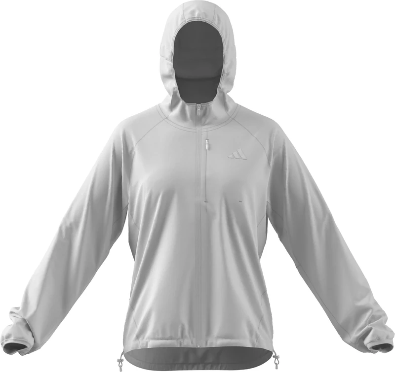 adidas Women's adi365 Running Essentials Jacket, white, L