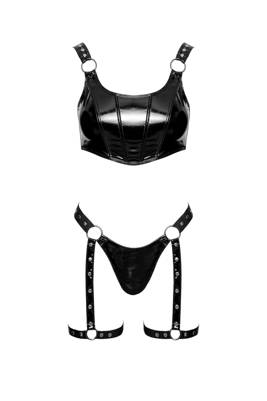 Black Level Women Vinyl Set Black XL