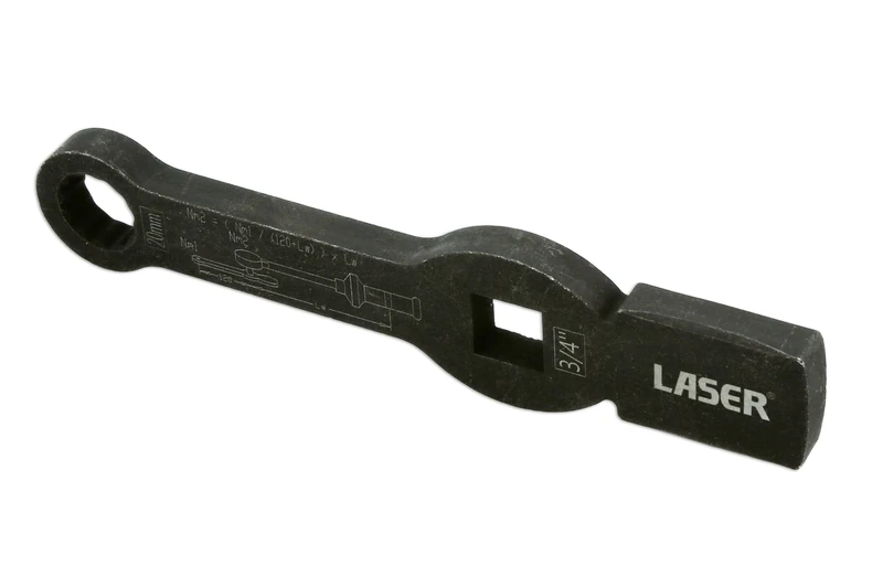 Laser 9141 HGV Brake Caliper Wrench - 20mm Bi-Hex