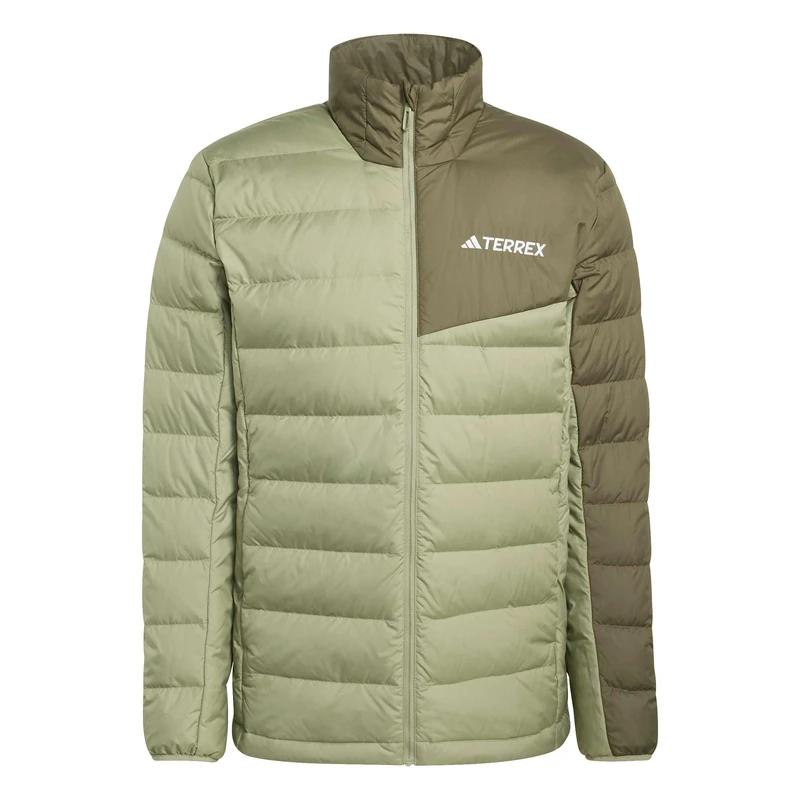adidas Men's Terrex Multi Light Down CLIMAWARM Jacket, tent green/olive strata, 3XL