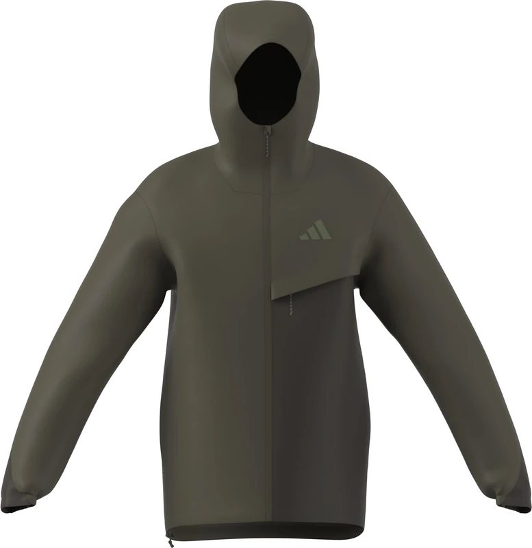 adidas Men's Terrex Multi 2 Layer CLIMAPROOF Rain Jacket, olive strata/shadow olive/tent green, XXL