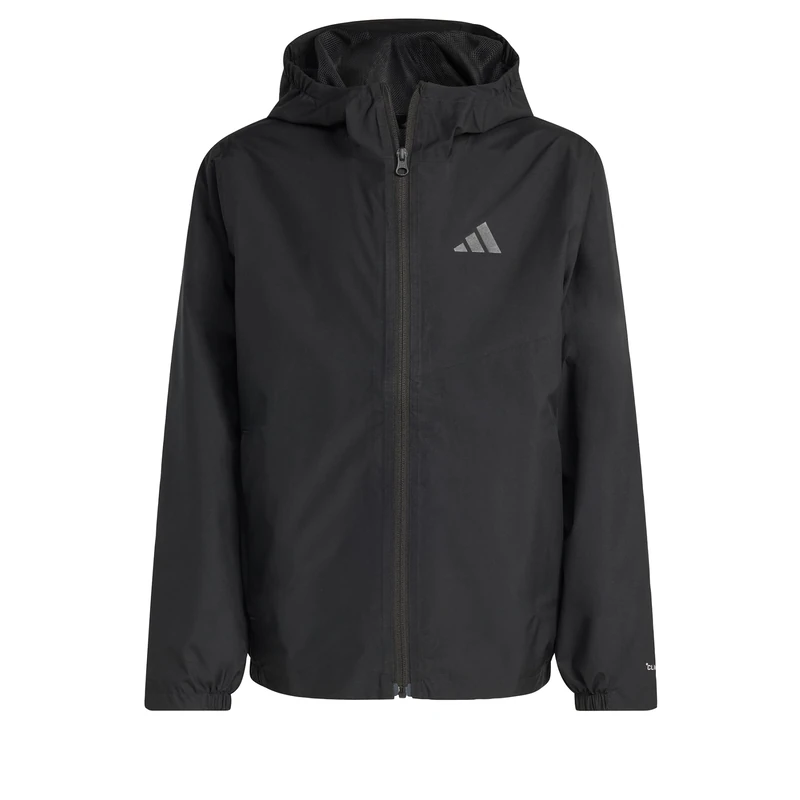 adidas Unisex Kids Terrex Kids Multi 2 Layer CLIMAPROOF Rain Jacket, black/black, 11-12 Years