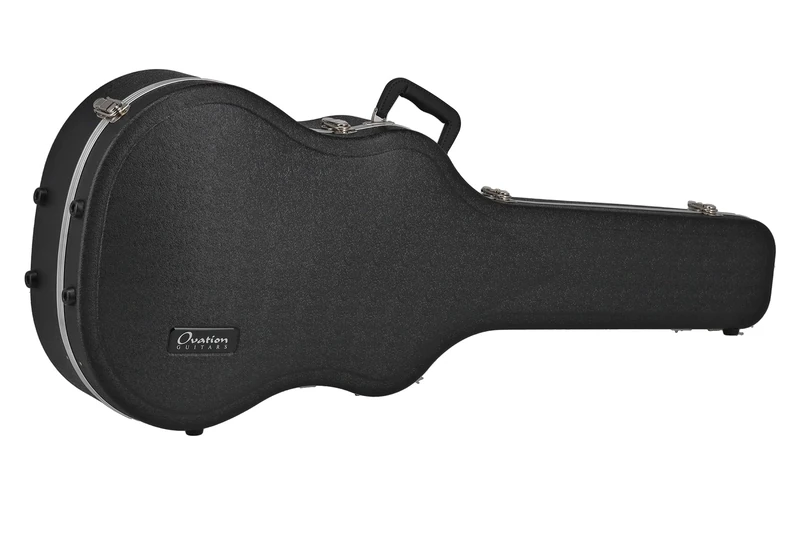 GEWA Ovation Guitar Case ABS Case - Original Moulded Case, Suitable for Deep Bowl/Mid-Depth - ABS Shell - Aluminium Profile - Shock Absorber - Plush Lining - Accessory Compartment, 8158-G