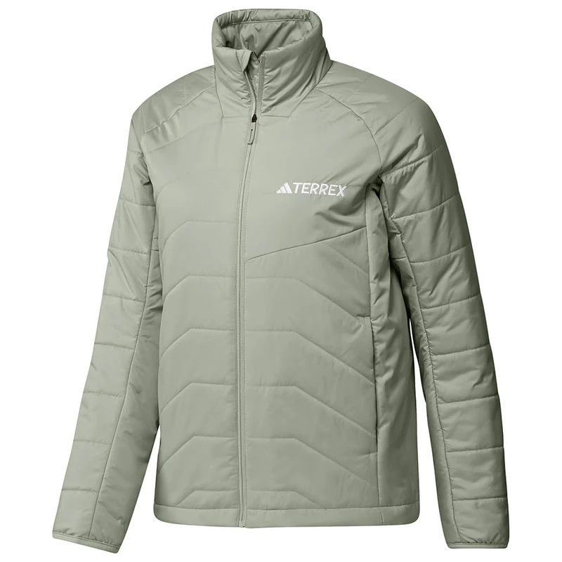 adidas Women's Terrex Multi Synthetic Insulated Jacket, halo green, XS