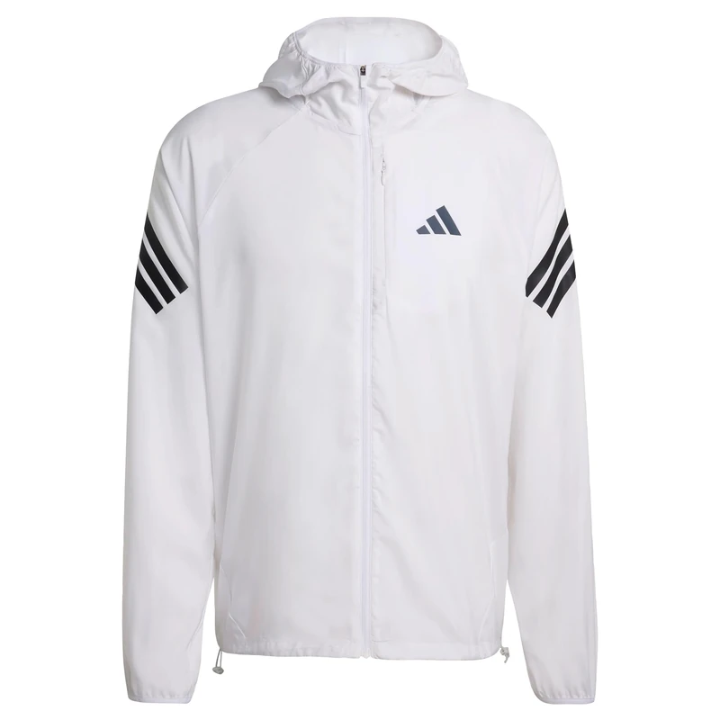 adidas Men's ADI365 Running Iconic Jacket, white, XXL