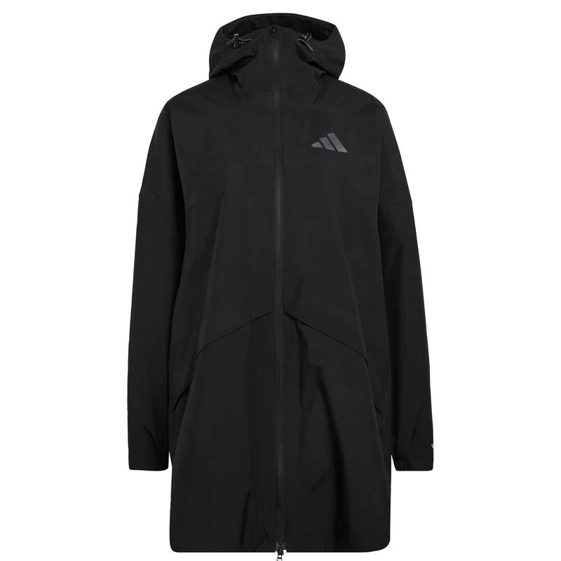 adidas Women's Terrex Multi 2 Layer Climaproof Rain Parka Coat, black, S
