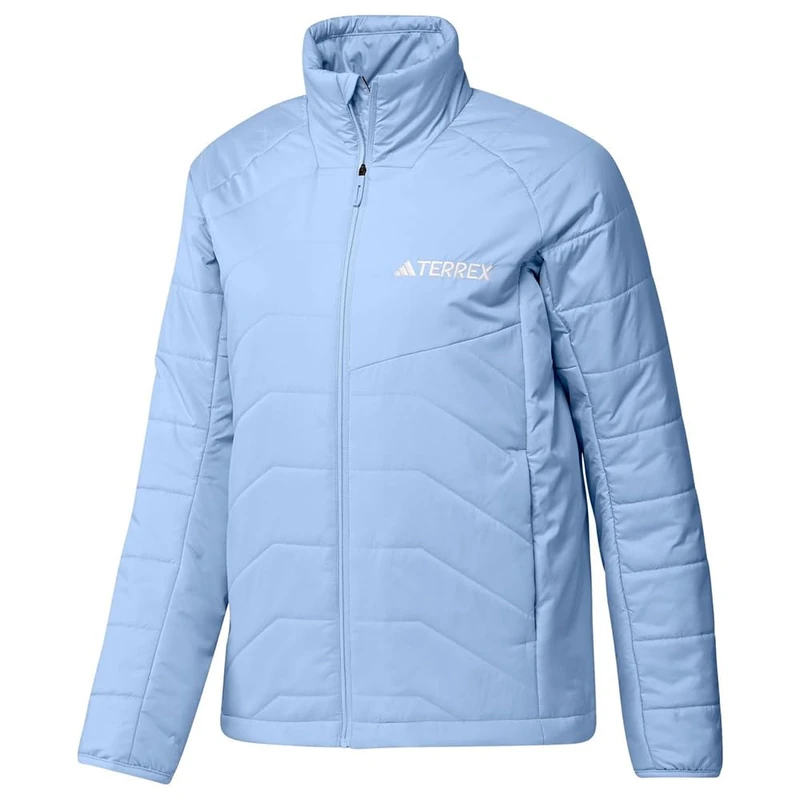 adidas Women's Terrex Multi Synthetic Insulated Jacket, glow blue, S