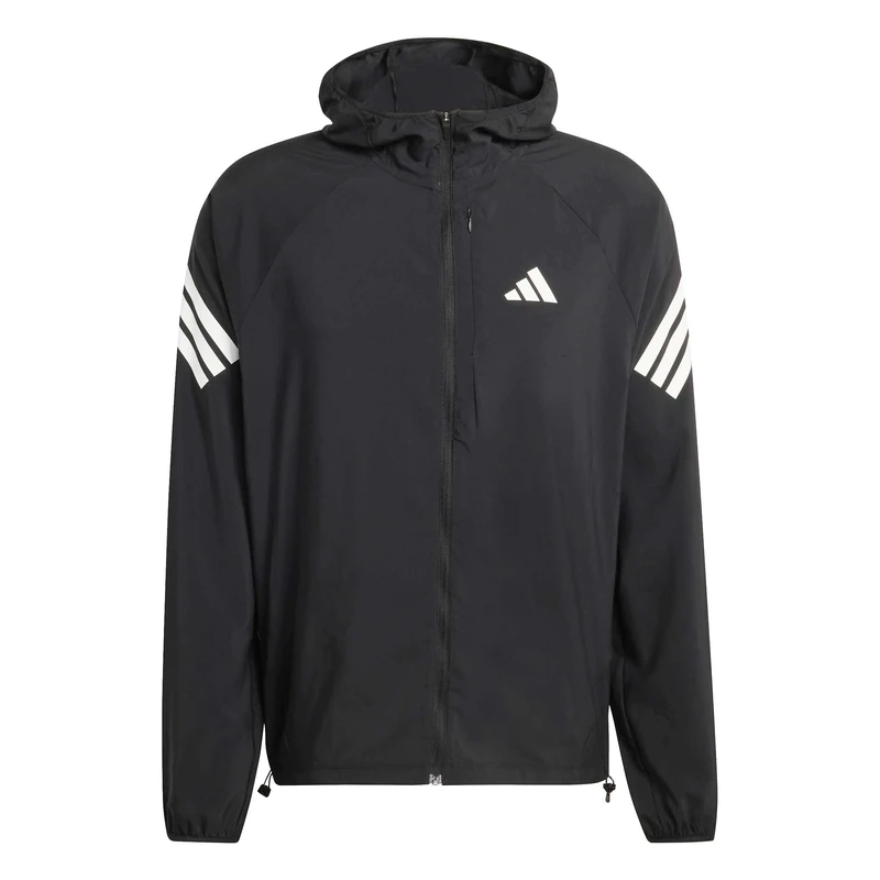 adidas Men's Adi365 Running Iconic Coat, black, XS