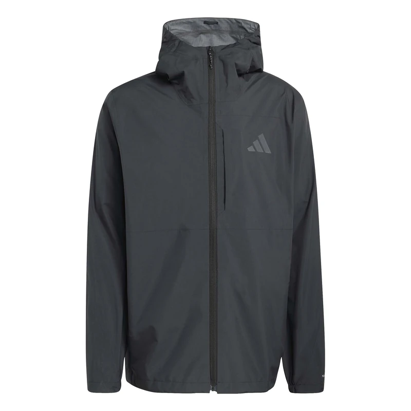 adidas Men's Terrex Multi 2.5 Layer Climaproof Rain Coat, black, 3XL