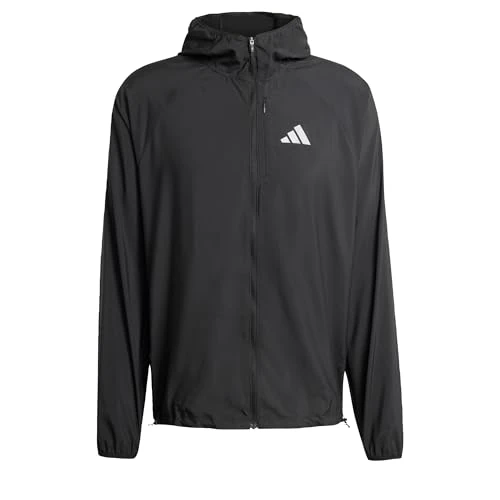 adidas Men's adi365 Running Essentials Jacket, black, 4XL