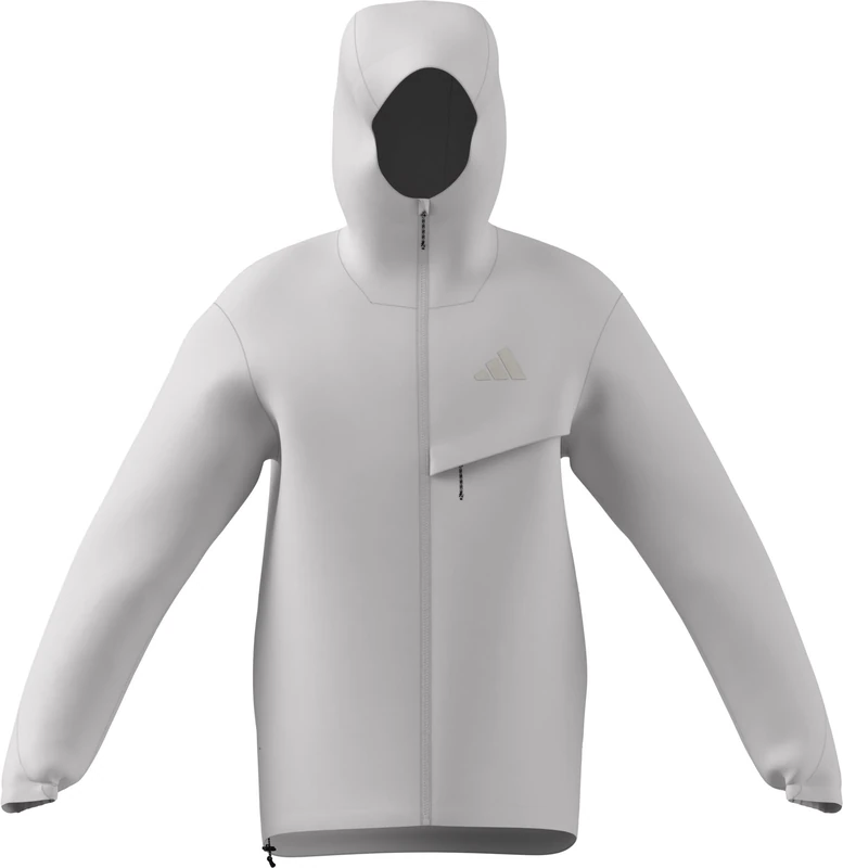 adidas Men's Terrex Multi 2 Layer CLIMAPROOF Rain Jacket, chalk white, XXL