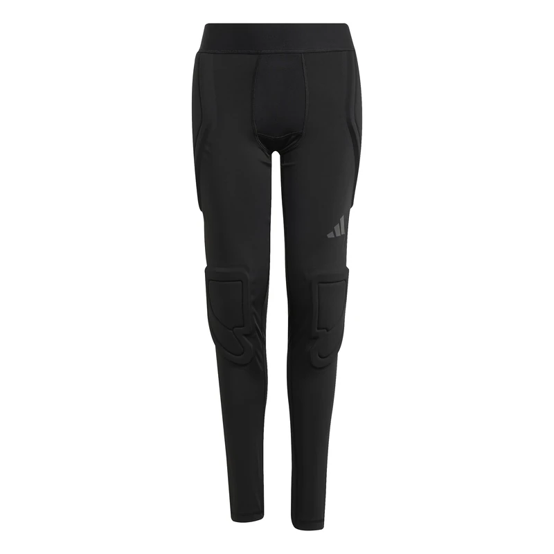 adidas Unisex Kids Padded Goalkeeper Baselayer Long Tight Kids Tights, Black, 11-12 Years