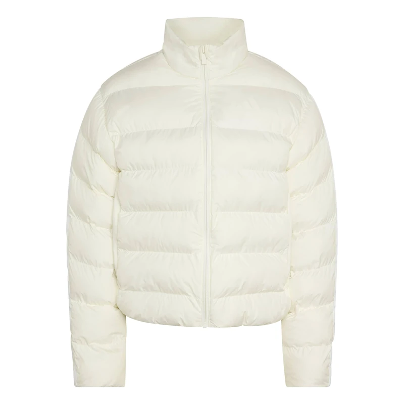 adidas Women's Essentials CLIMAWARM 3 Stripes Synthetic Down Jackets, off white, XXL
