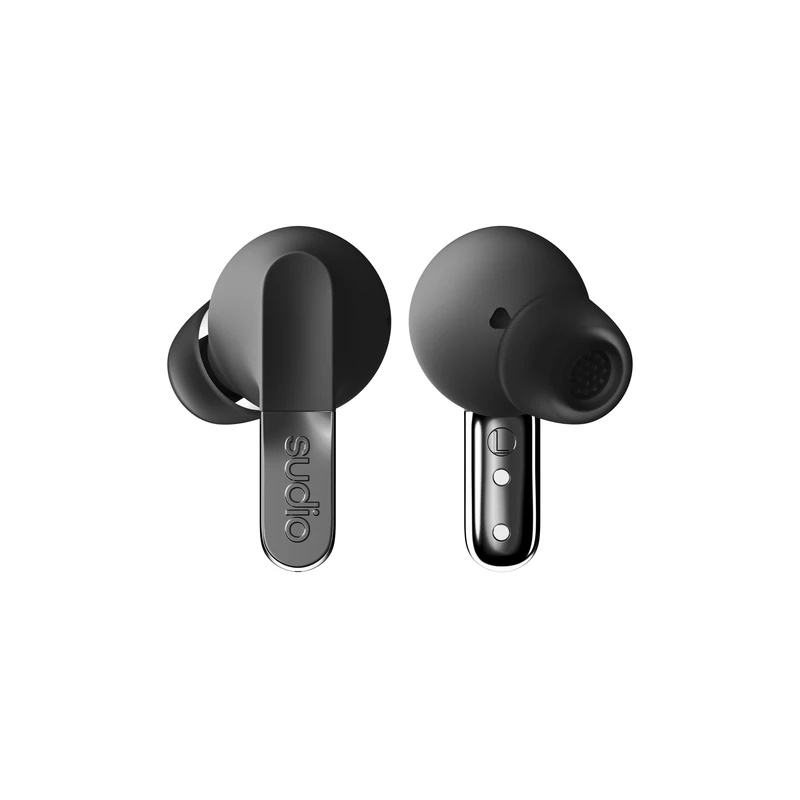 Sudio N3Pro Midnight Black - The Day-to-Night Noise Cancelling Earbuds. Active Noise Cancellation (35dB), 5.5 Hours Playing Time, IPX4, Microphone to Take Calls, Bluetooth 5.4