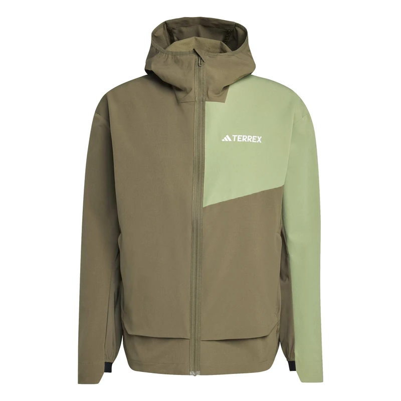 adidas Men's Terrex Multi Soft shell Jacket, olive strata, XL