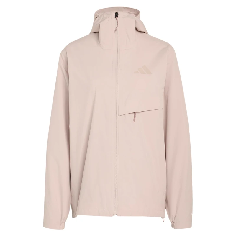 adidas Women's Terrex Multi 2 Layer Climaproof Rain Coat, wonder taupe, XL