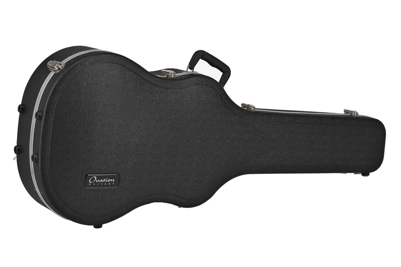 OVATION Guitar Case ABS Case - Original Moulded Case, Suitable for Super Shallow - ABS Shell - Aluminium Profile - Shock Absorber - Plush Lining - Accessory Compartment, 8117-G