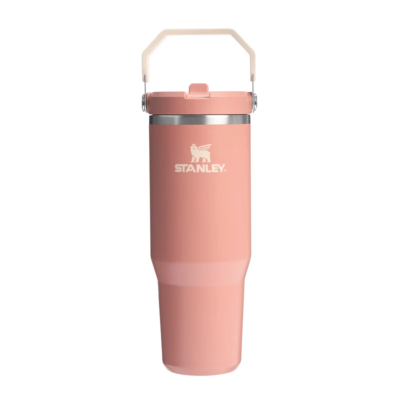 Stanley 1913 Flip Straw Tumbler 1.0 Water Bottle with Straw 0.89L - Keeps Cold for 12+ Hours - Easy to Carry - Dishwasher Safe - Stainless Steel Thermal Flask - BPA-Free Travel Mug - Sienna