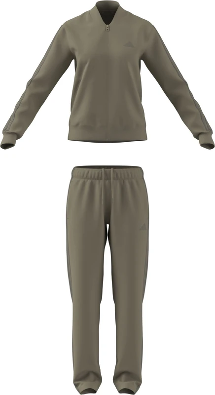 adidas Women's ESSENTIALS 3-STRIPES TRACKSUIT, Wonder Cargo, XS - Image 1